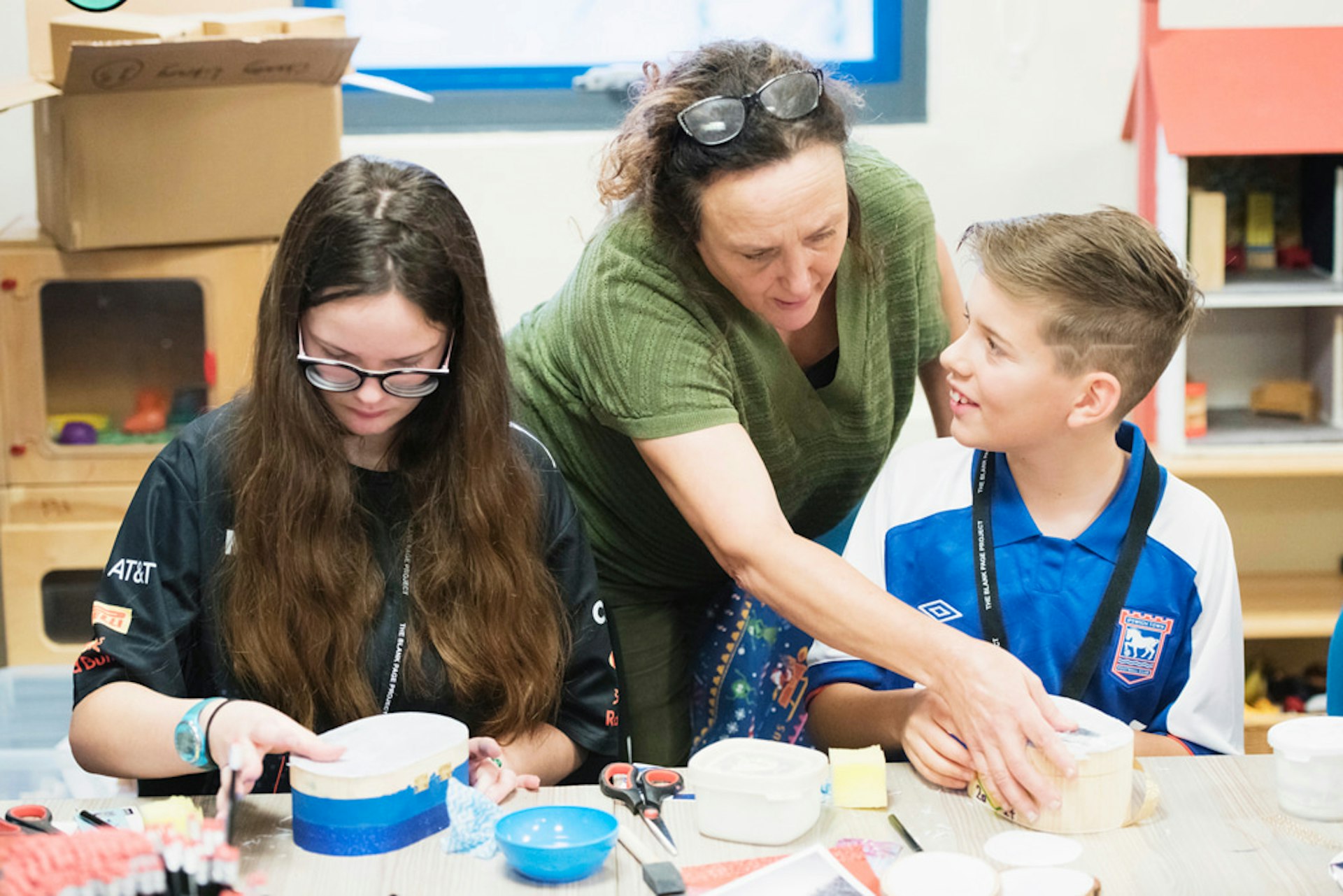 A Blank Page workshop run by Suffolk Libraries
